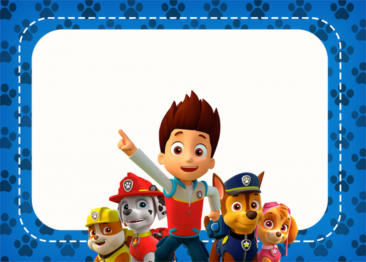 Paw Patrol, Kakebilde2, Sukkerpapir