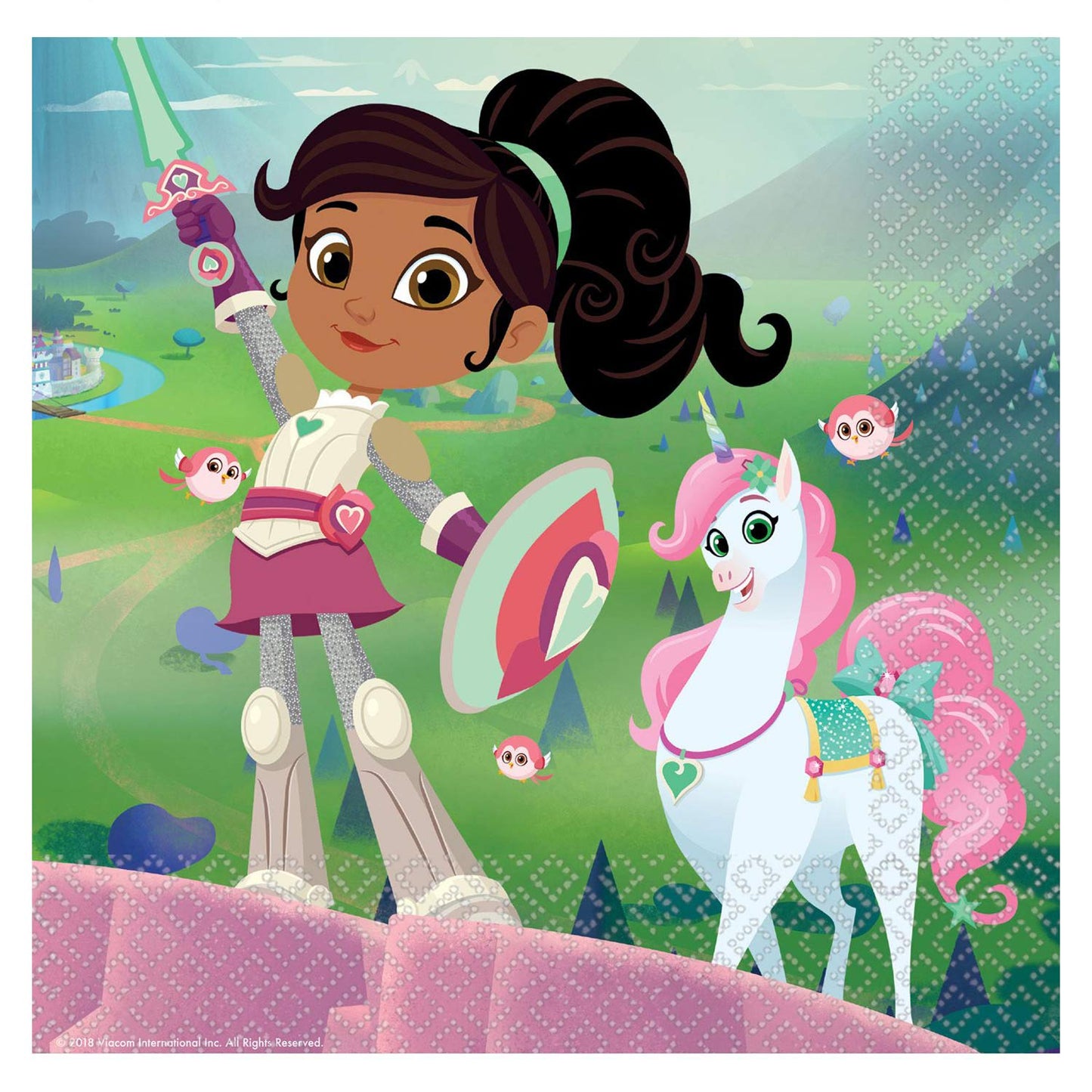Prinsesse Nella servietter, 20 stk