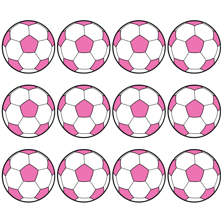 Rosa Fotball, Muffins 12 stk