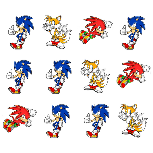 Sonic, Muffinsbilder 12stk