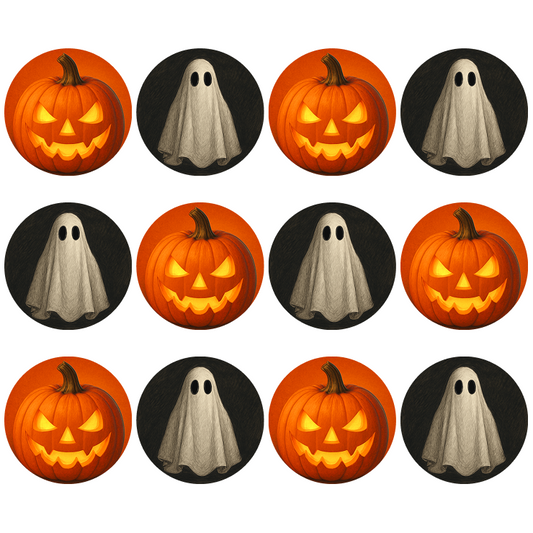 Halloween, Muffinsbilder 12 stk