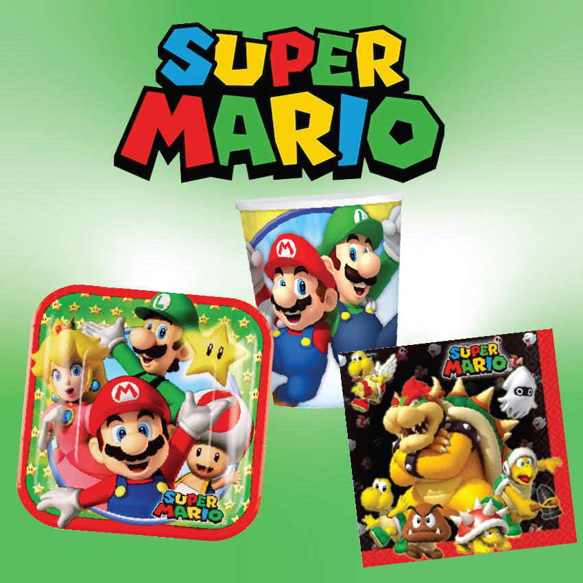 Super Mario, Basis Bursdagspakke, 8 personer