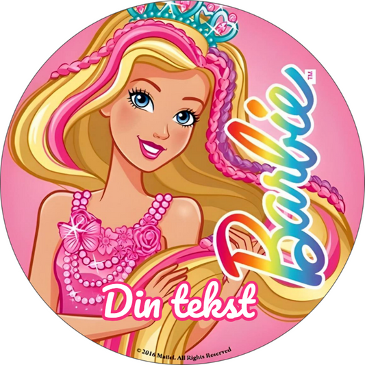 Barbie 3 spiselig kakebilde