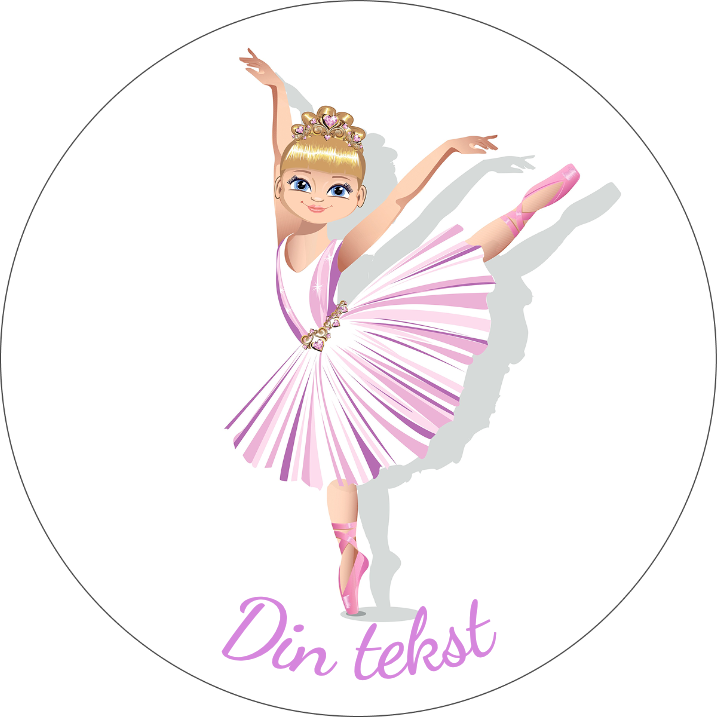 Balerina Spiselig Kakebilde