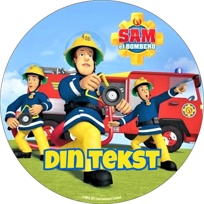Brannmann Sam Spiselig Kakebilde
