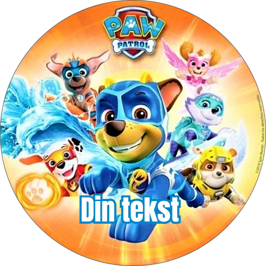 Paw patrol 5 spiselig kakebilde
