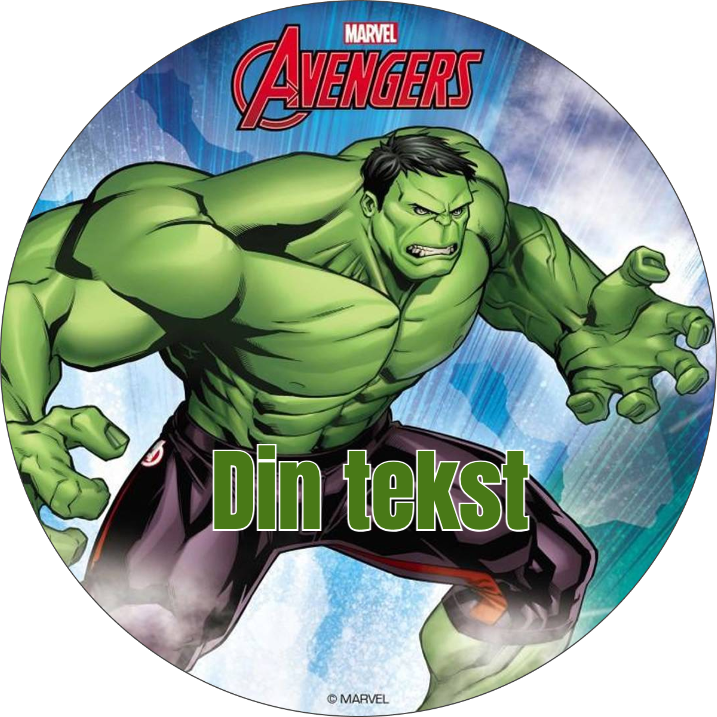 Hulk Avengers Spiselig Kakebilde