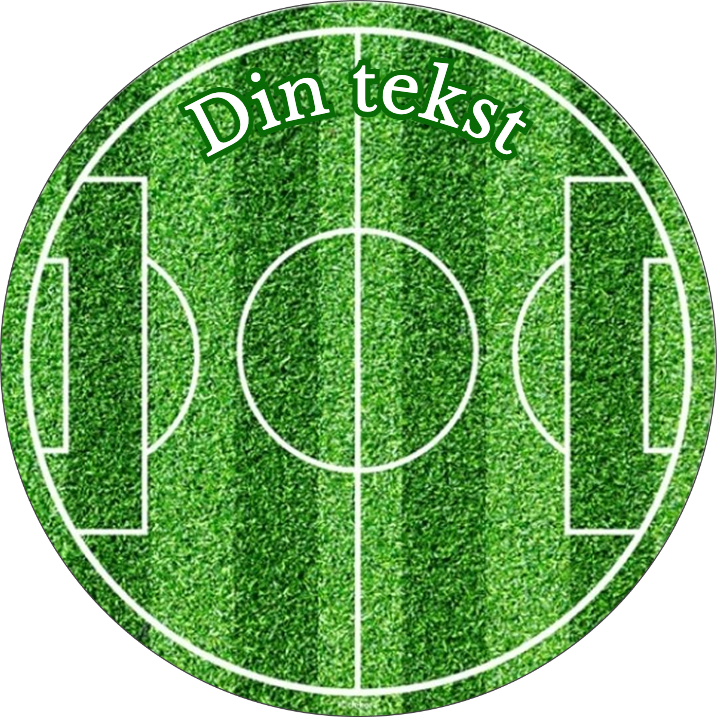 Fotballbane spiselig kakebilde
