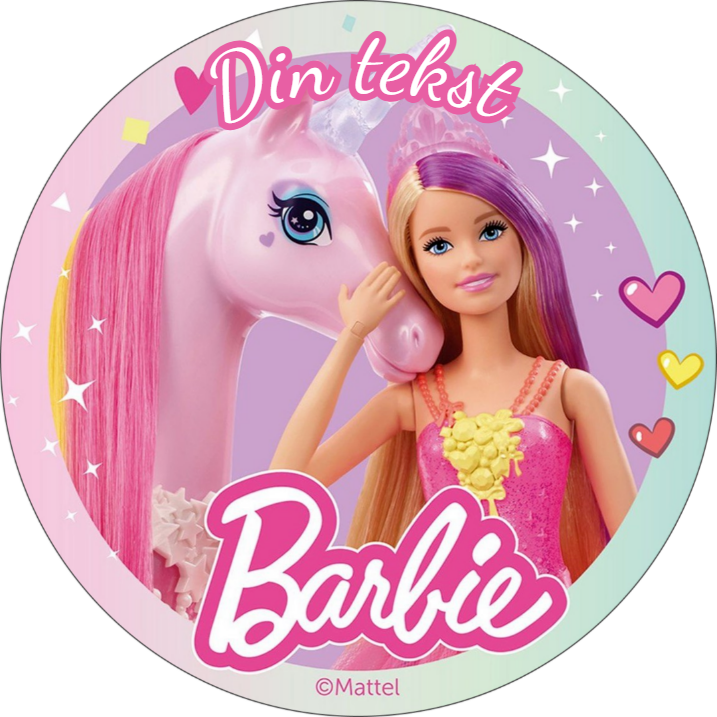 Barbie 1 spiselig kakebilde