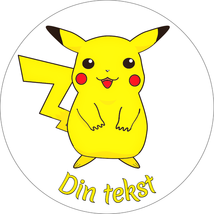 Pikachu Spiselig Kakebilde