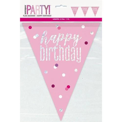 Rosa og Sølv, Happy Birthday Banner