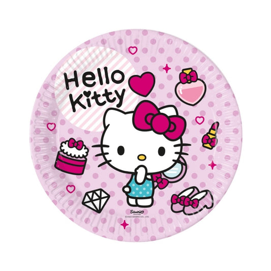 Hello Kitty Tallerkener, 23cm