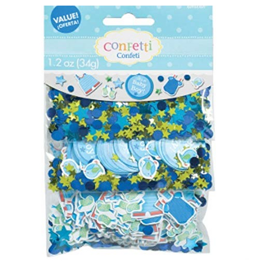 Its A Boy Blå og Gull Konfetti, 34 g