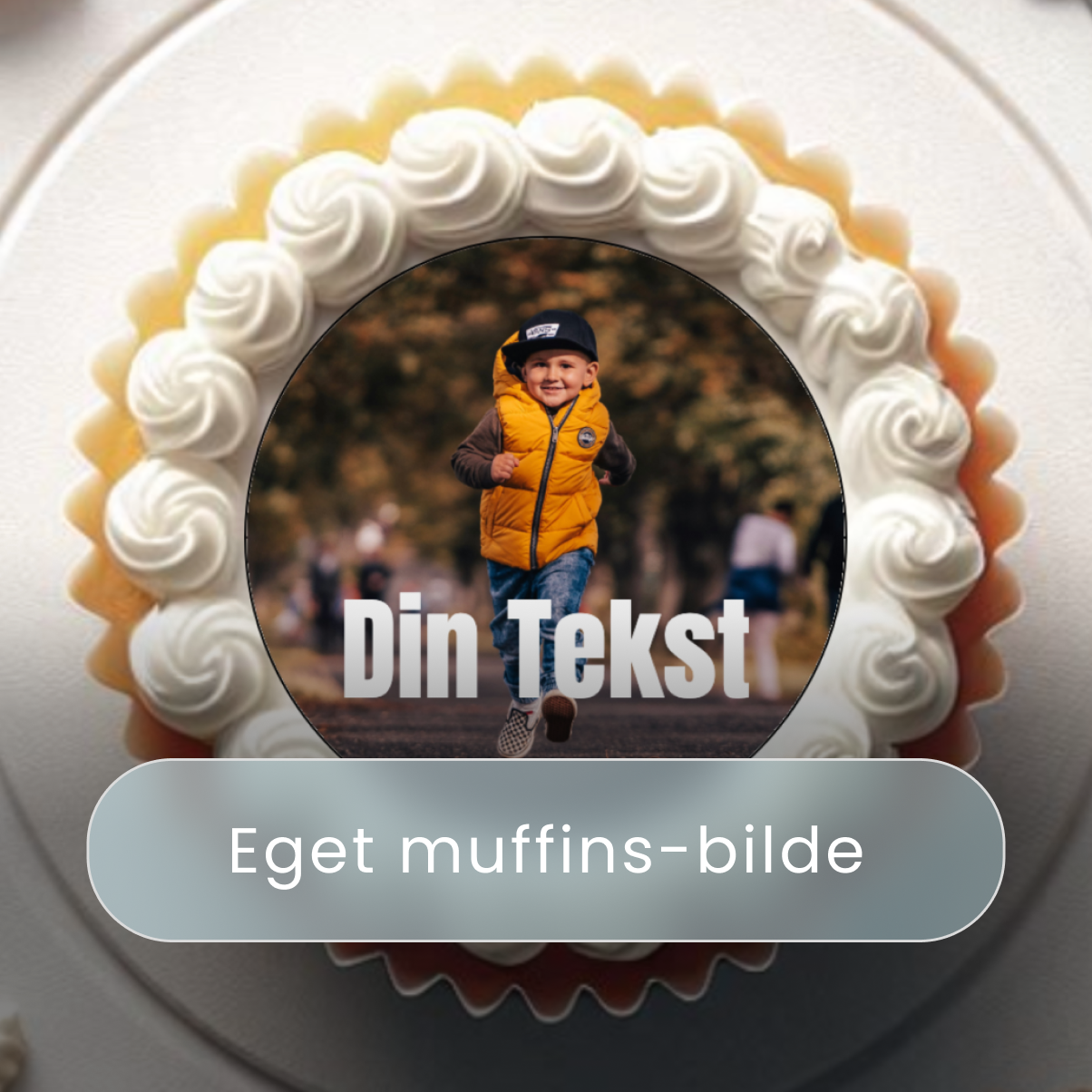 Egne Muffinsbilder - 16stk, 5 cm