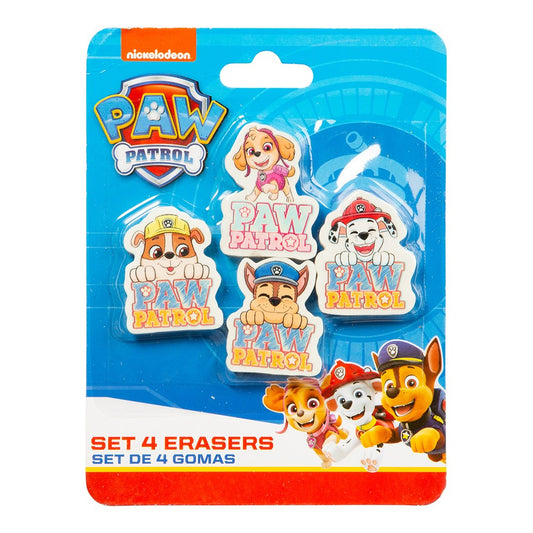 Paw Patrol Viskelær, 4 stk