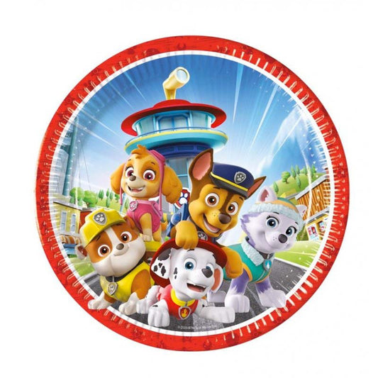 Paw Patrol Tallerkner, 8stk