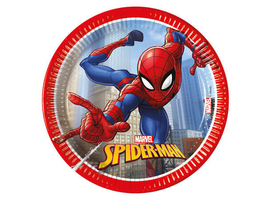 Spiderman, Asjetter 19.5 cm, 8 stk