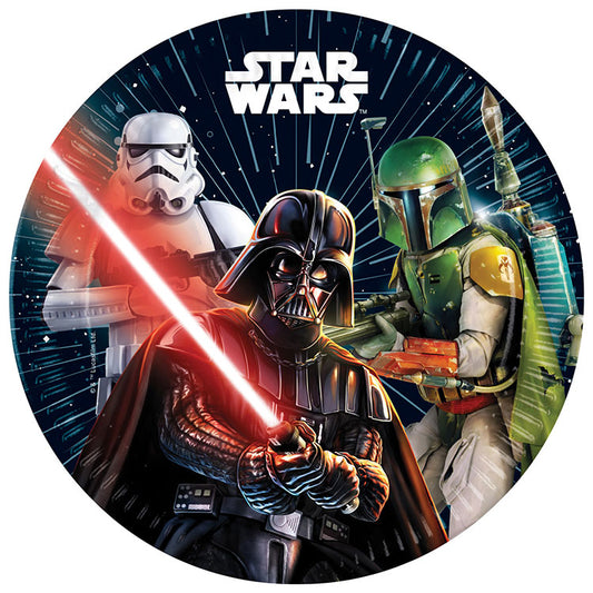Star Wars Tallerkener, 8 stk
