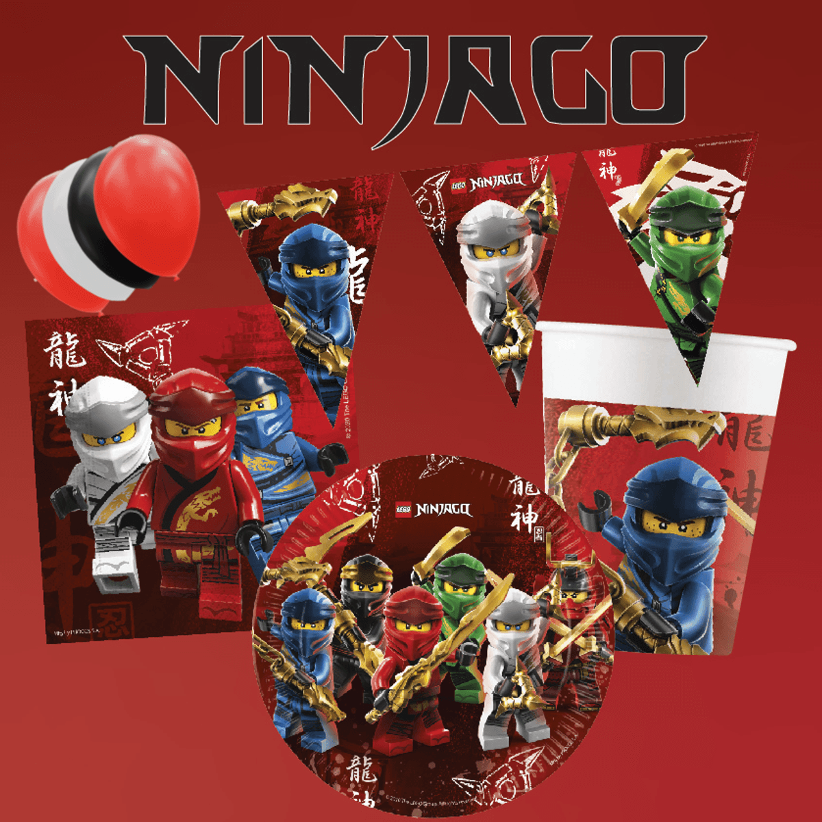 LEGO Ninjago Bursdagspakke 8-24 pers