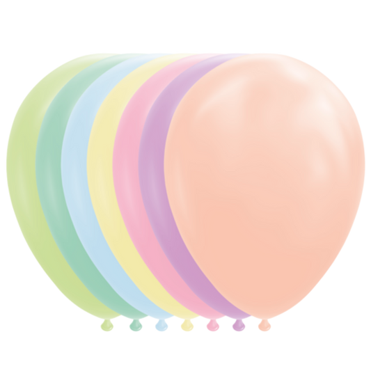 Pastell ballonger 30 cm, 10 stk