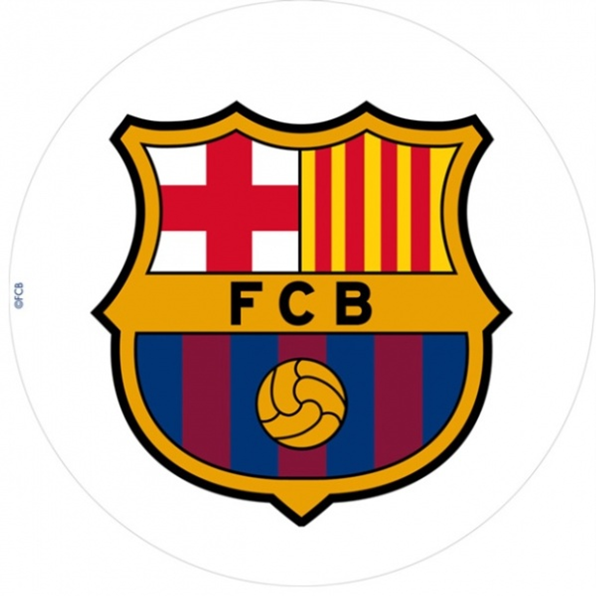 Barcelona Fotball Kakebilde, 20 cm