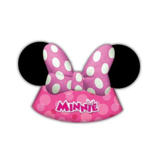 Minnie Junior Partyhatter 6stk