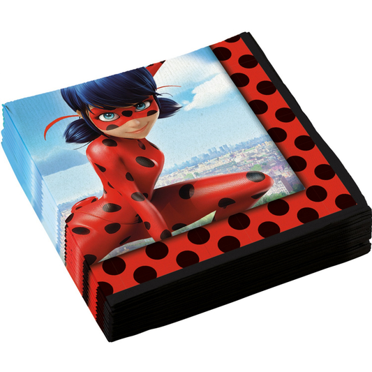 Miraculous Ladybug Servietter, 20 stk