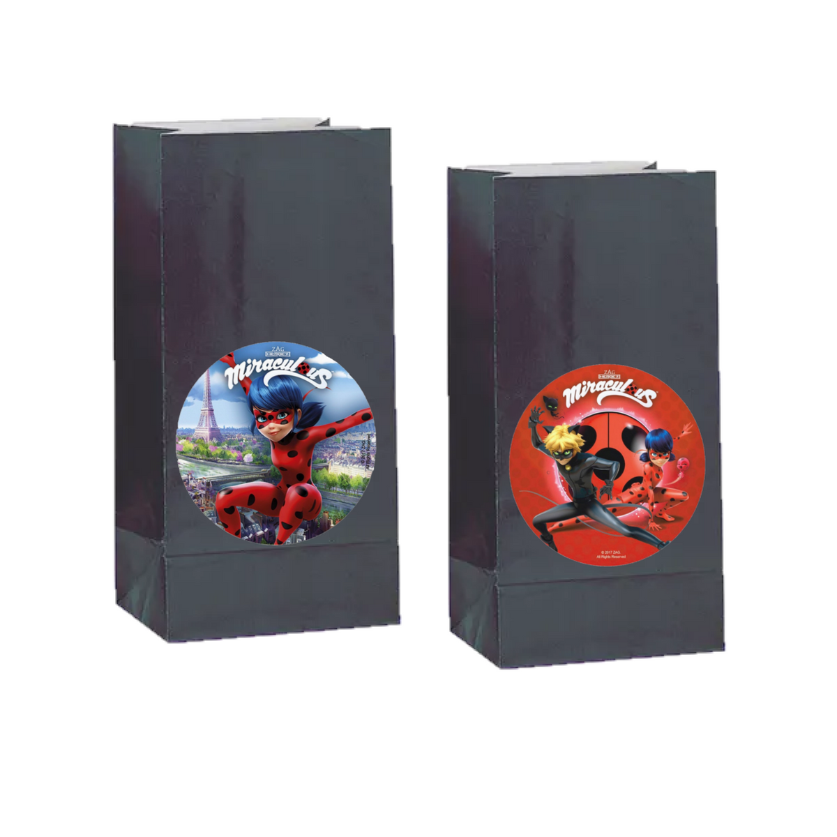 Miraculous Ladybug Godteposer, 10 stk