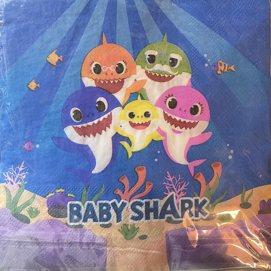 Baby Shark, Servietter 20stk