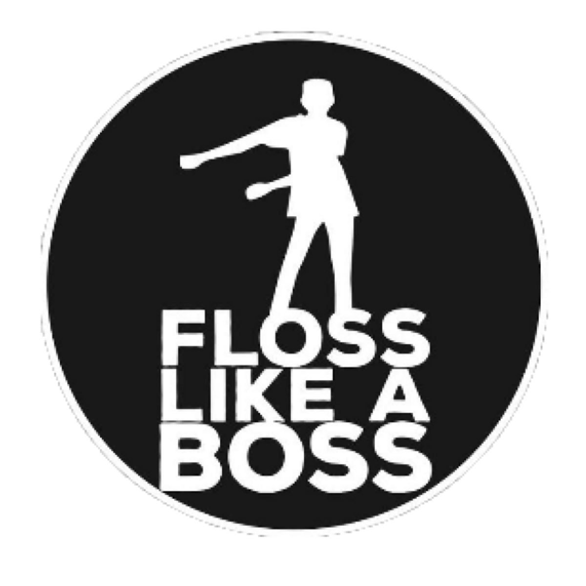 «Floss Like a boss», Kakebilde, 20cm