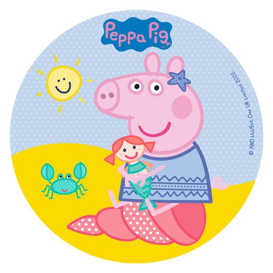 Peppa Gris Kakebilde 2, 20 cm