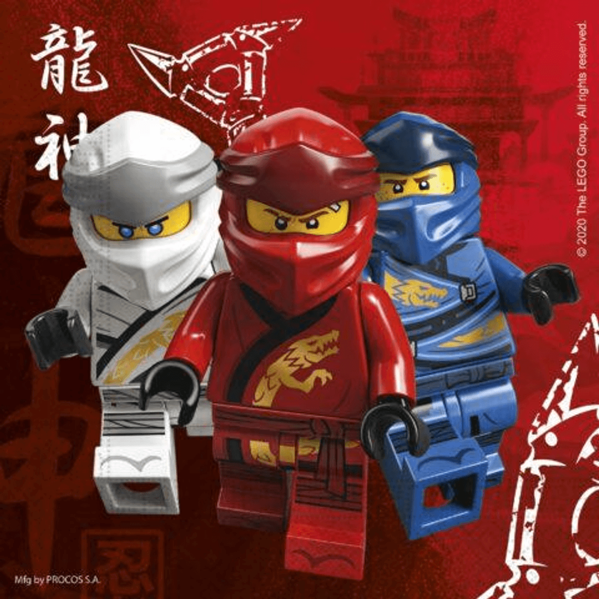 LEGO Ninjago, Servietter, 20 stk