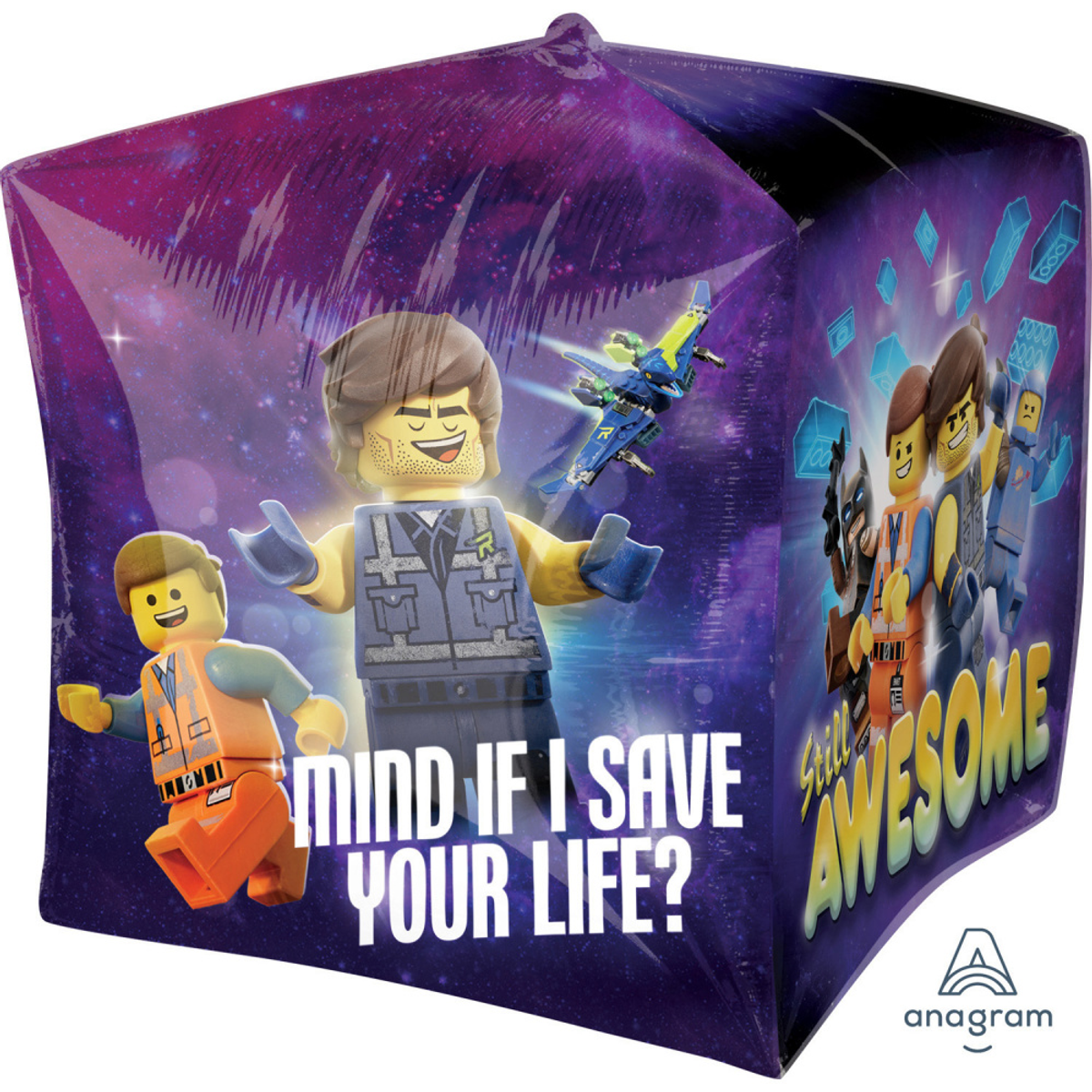 Lego Movie 2 Folieballong, 38x38cm