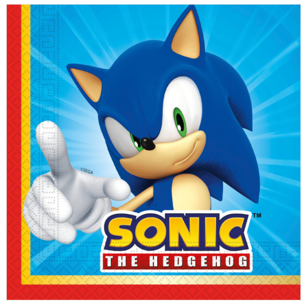 Sonic, Servietter, 16 stk