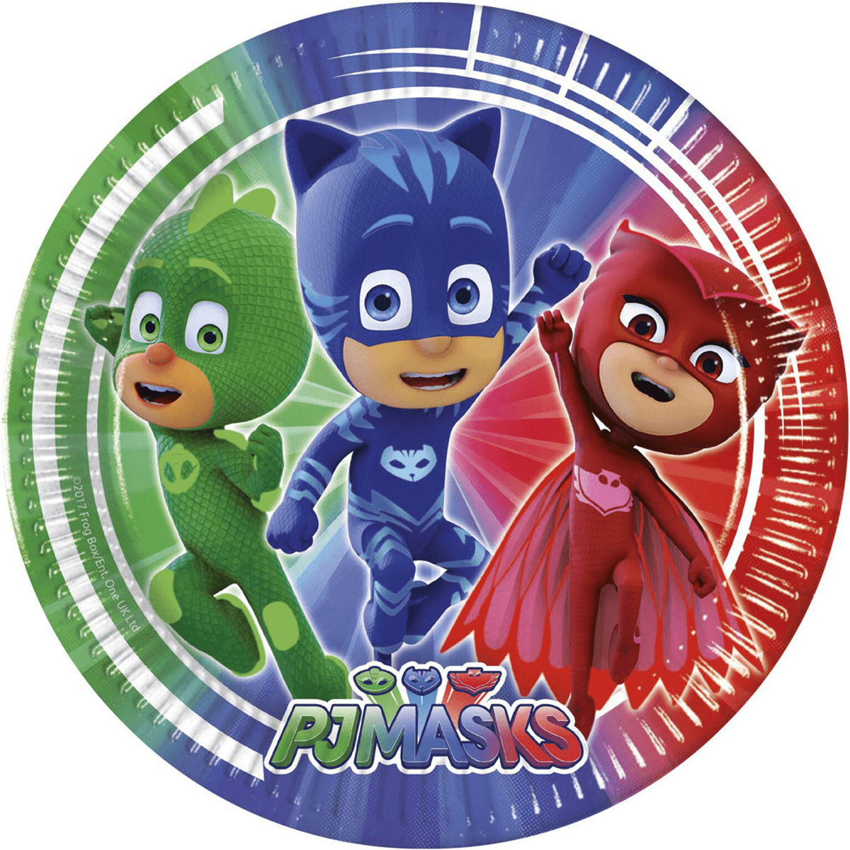 PJ Masks, Tallerken, 8 stk