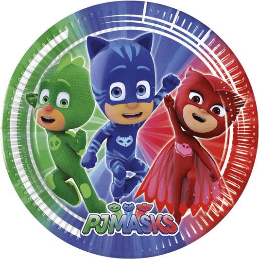 PJ Masks, Tallerken, 8 stk