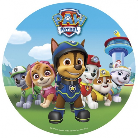 Paw Patrol Kakebilde, 20 cm