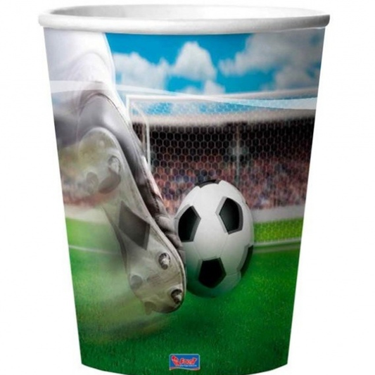 3D Fotball plastkopper 4stk