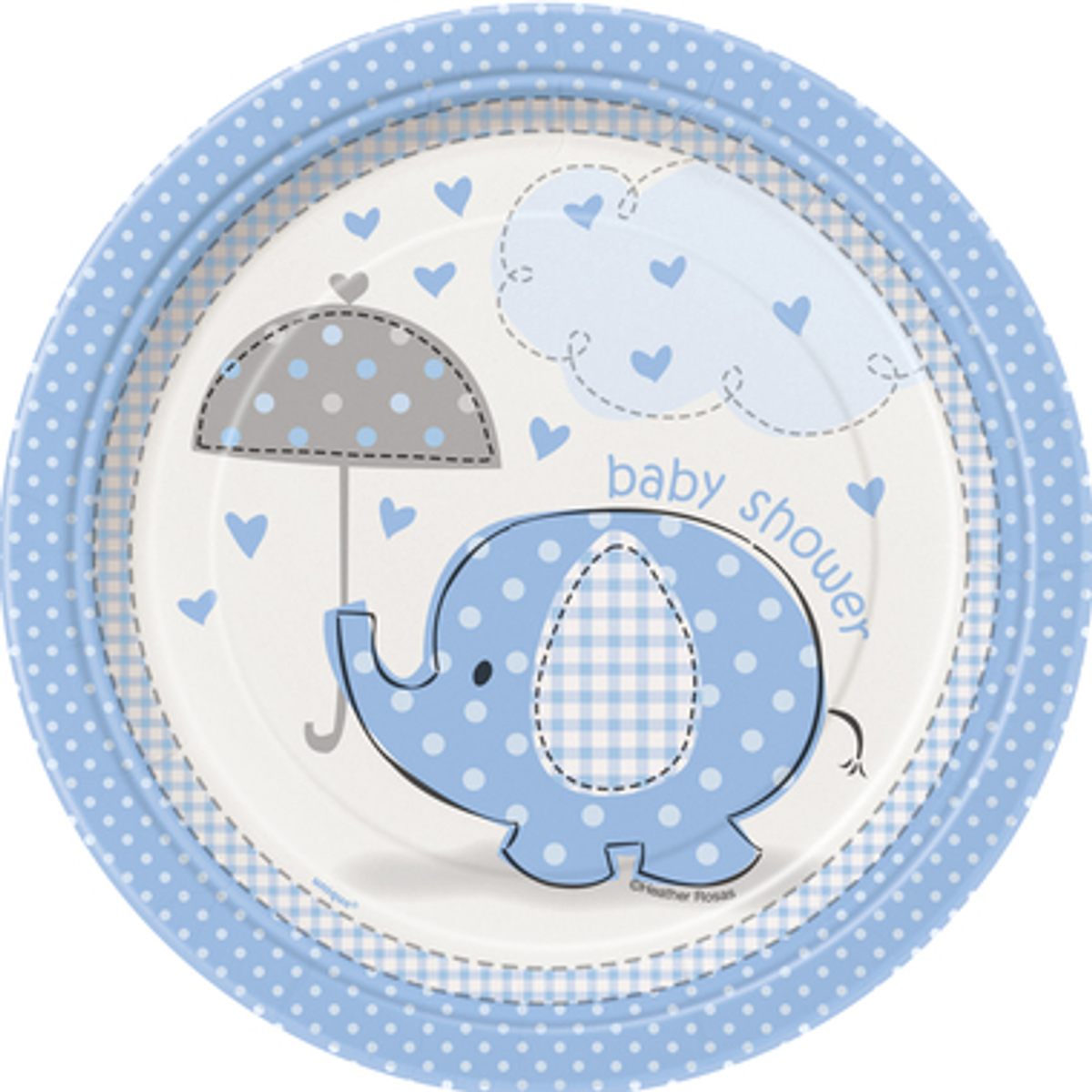 Umbrellaphants Blue, Asjetter, 8stk