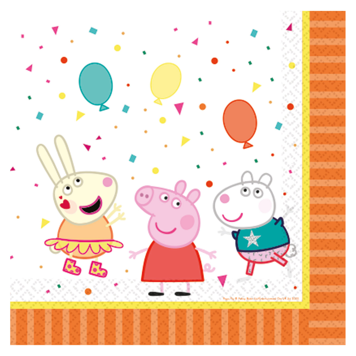 Peppa Gris Ballong Party Servietter