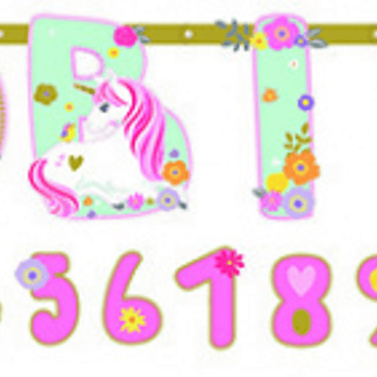 Magical Unicorn Jumbobanner Med Tall! 3,2 M