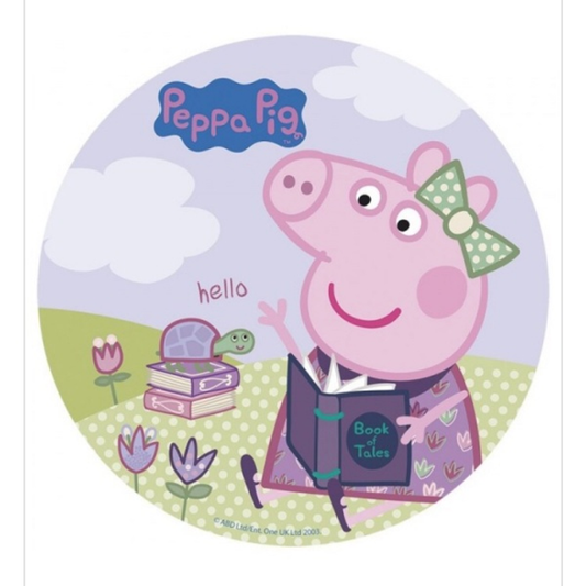 Peppa Gris Kakebilde 3, 20 cm