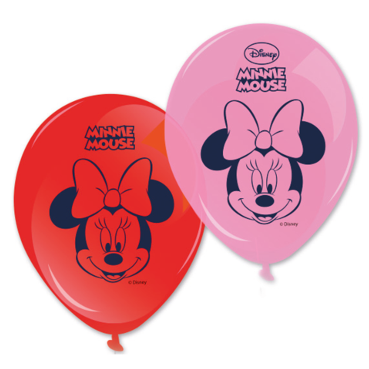 Minnie Mus, Ballonger, 8 stk