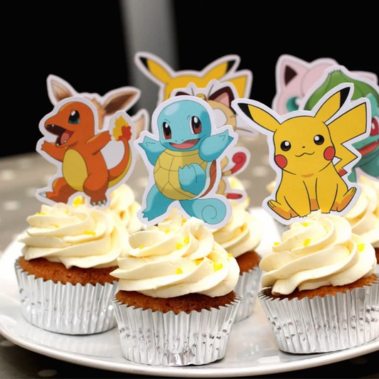 Pokemon Cupcake Toppers